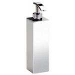 Windisch 90122 Wall Mounted Tall Square Brass Soap Dispenser